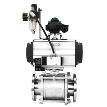 Pneumatisches Hochvakuum-Kugelventil AZ-Q961F/M-16PF mit Flansch